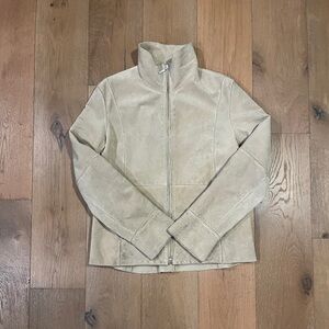 Vintage Winlit Beige Suede Jacket